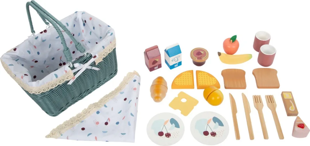 Small Foot Picknickset Tasty Houten Speelgoed - Multicolor