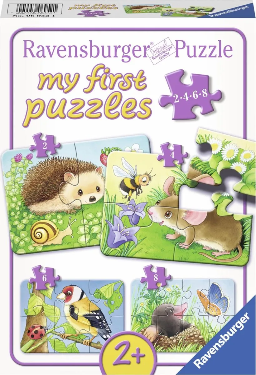 Ravensburger Dieren in de tuin My First Puzzels