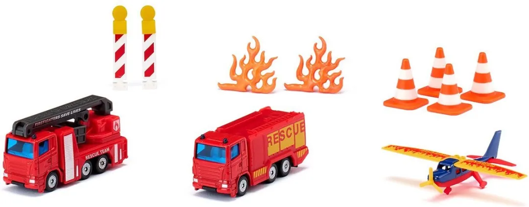 SIKU 6330 Brandweer Cadeauset - Blauw