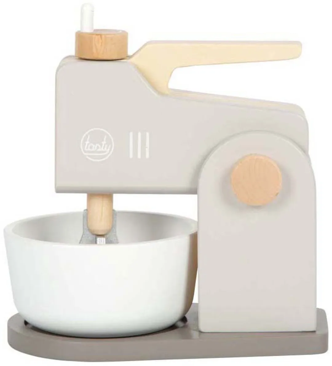 Small Foot Houten Mixer Speelset - Grijs Tasty