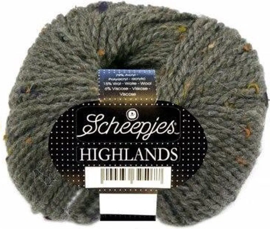 Scheepjes Highlands 502 Donker groen/grijs