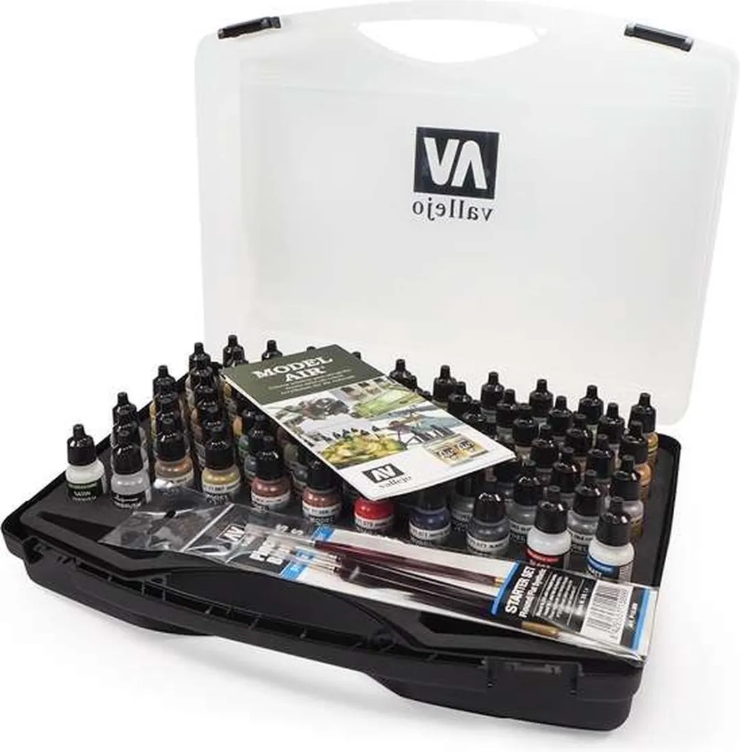 Vallejo Hobbyverf Basic Model Air Color Acryl - 72 Kleuren 17ml