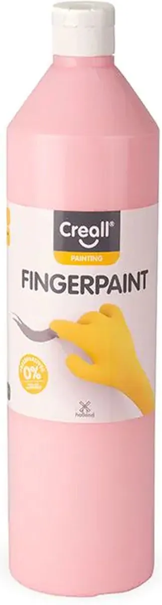 Creall Vingerverf Roze 250ml - Conserveringsvrij