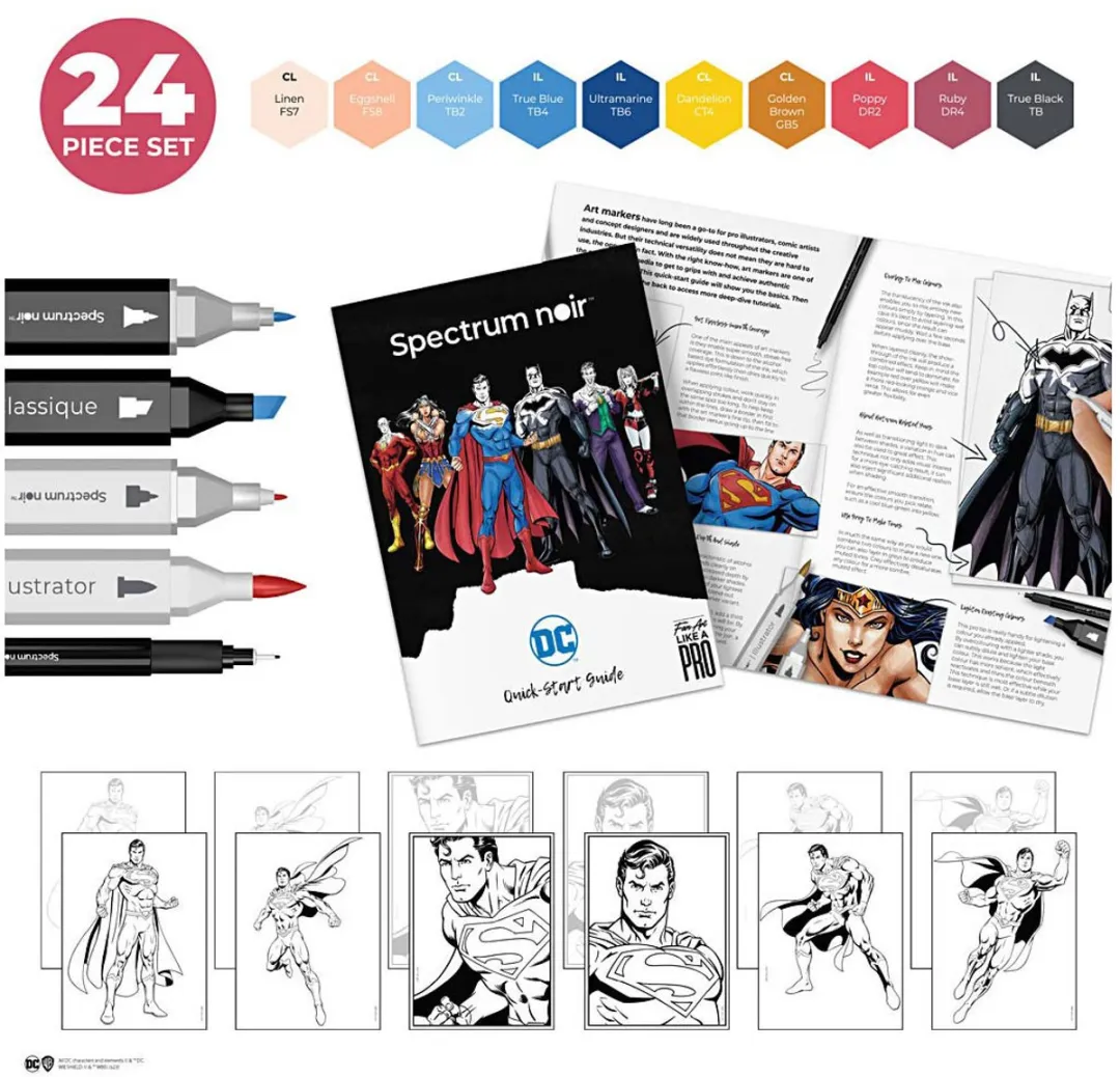 Creativ Company Superman Kleurset - Multicolor