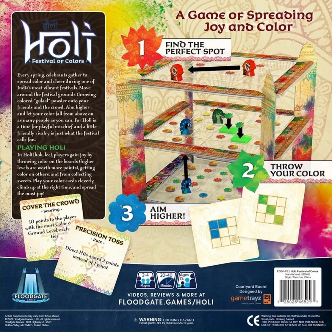 Floodgate Games Holi Festival of Colors Bordspel FGG-HFC