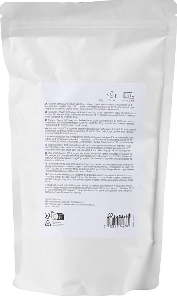 Creativ Company Sojawas Crème 250g - Multicolor