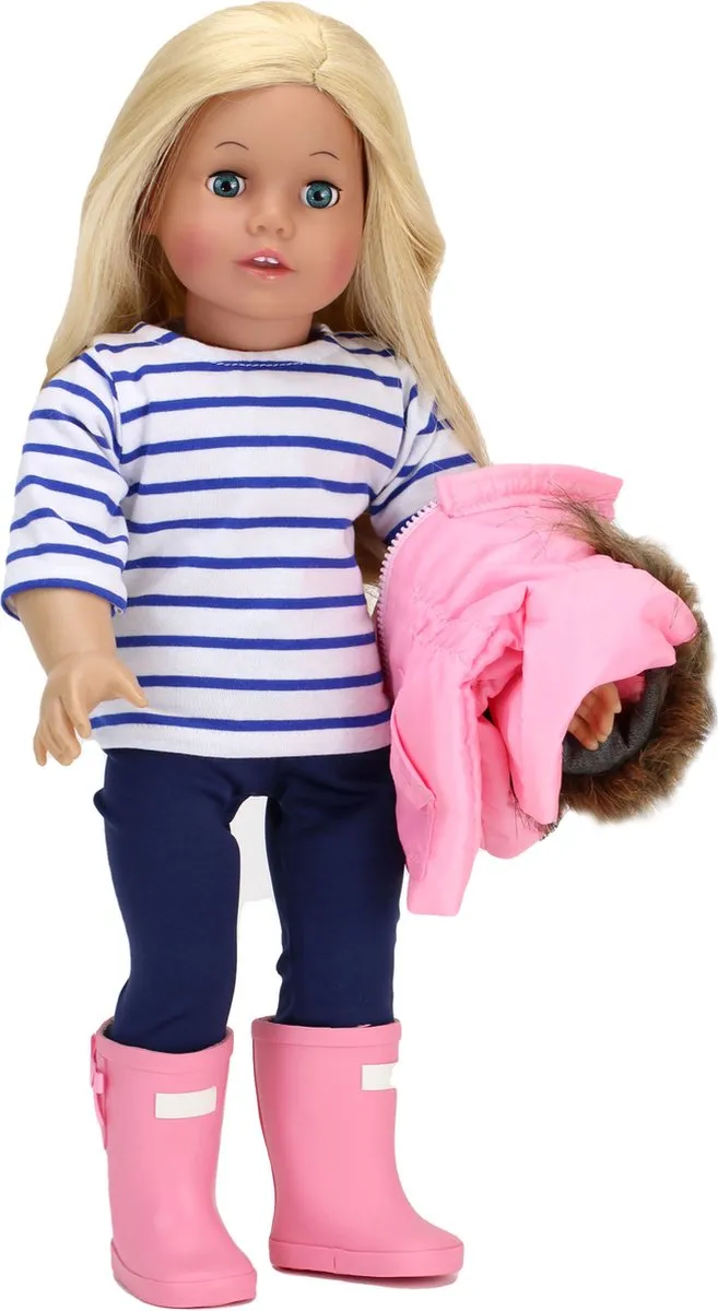 Sophia's by Teamson Kids Poppenkledingset DRPTJ-PK2-UPC - Babypop - Blauw/Roz/Wit