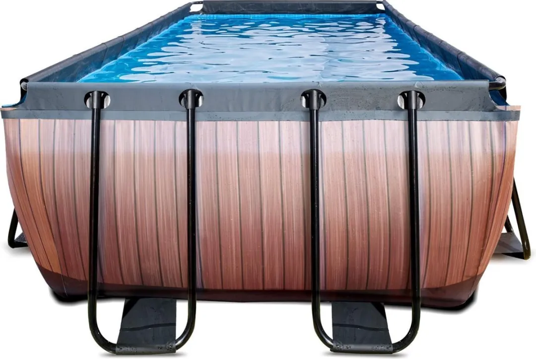 EXIT Wood Zwembad 540x250x122cm - Bruin