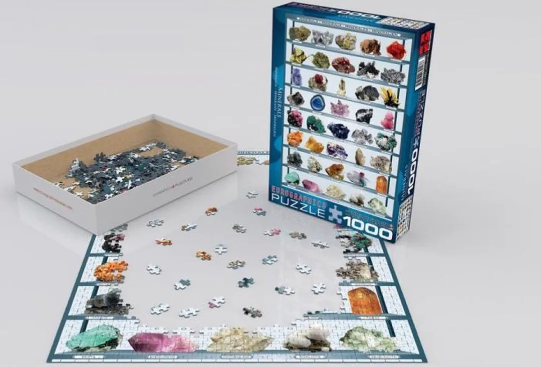 Eurographics Mineralen van de Wereld Puzzel 1000 Stuks - Multicolor