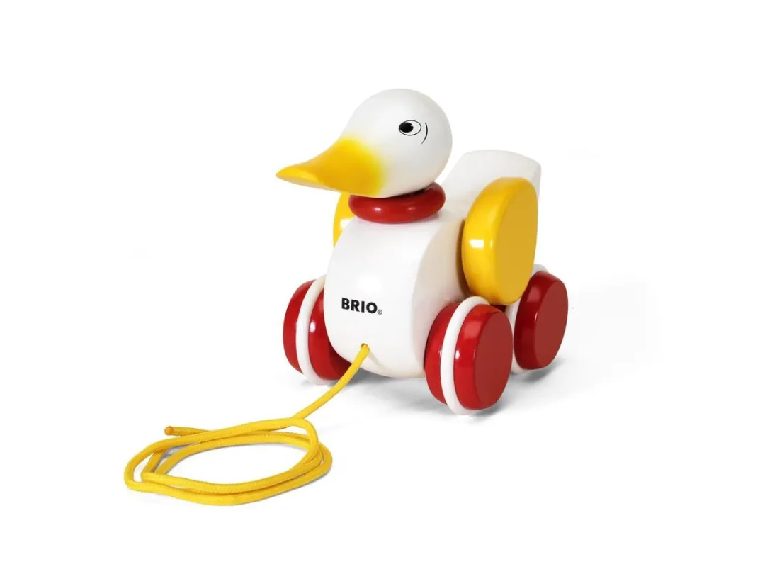 BRIO Wooden Toys Pull-Along Duck - Multikleur