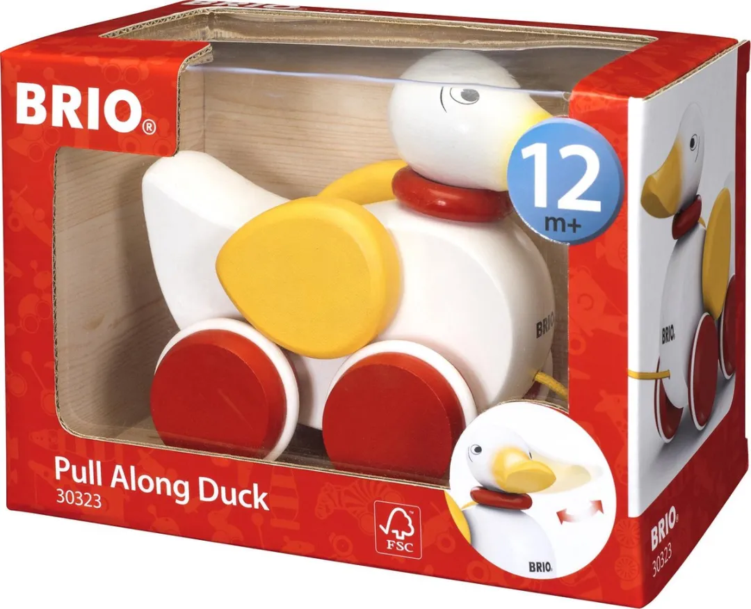 BRIO Wooden Toys Pull-Along Duck