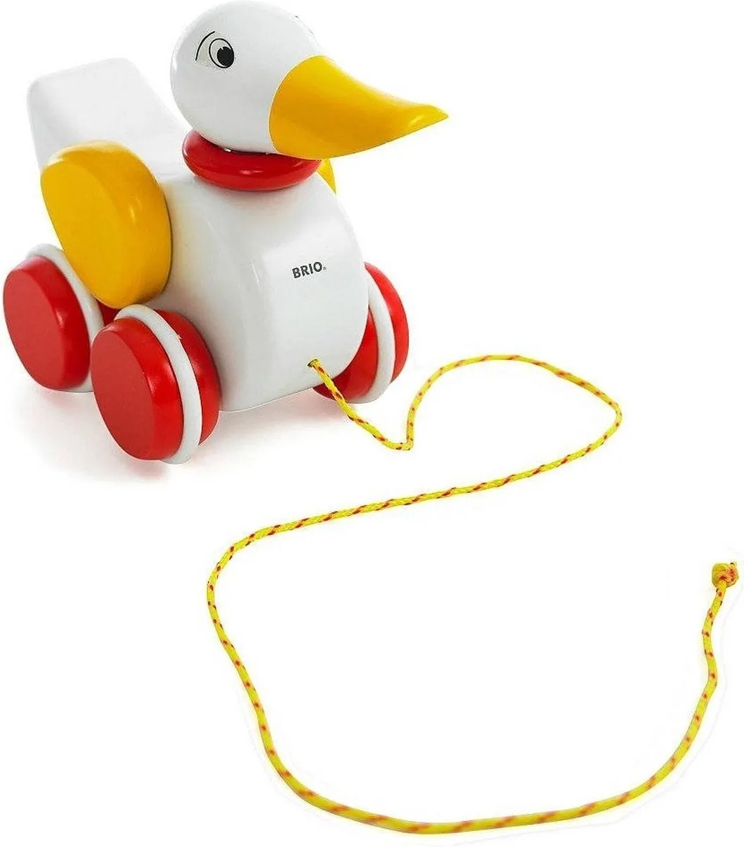 BRIO Wooden Toys Pull-Along Duck - Multikleur