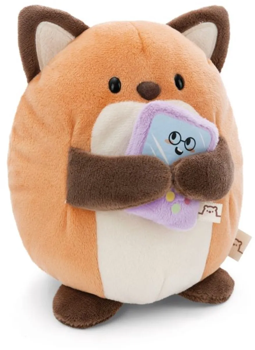 Nici Knuffel Vos Geeks 27cm Pluche Speelgoed - Multicolor