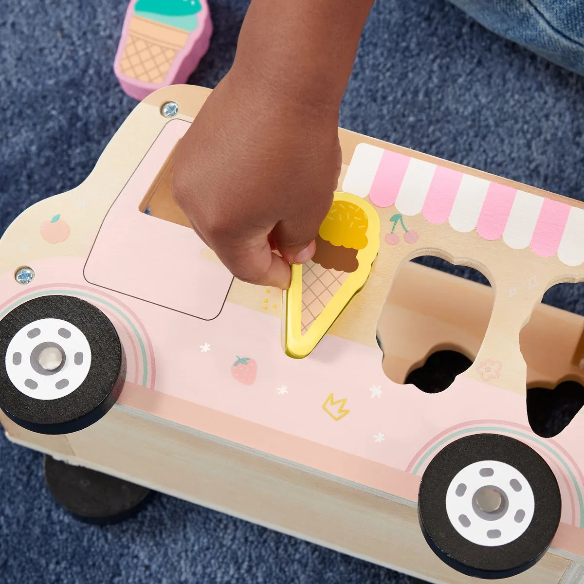 Fisher Price Houten IJsvormsorteerset - Meerkleurig