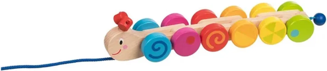 Goki Trekdier Rups - Multikleur