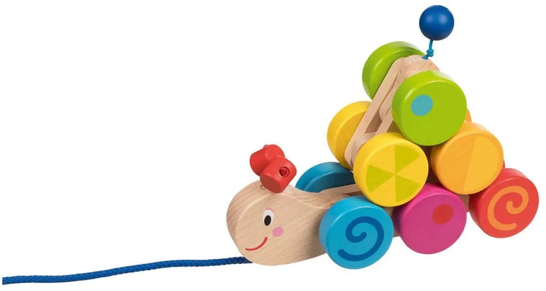 Goki Trekdier Rups - Multikleur