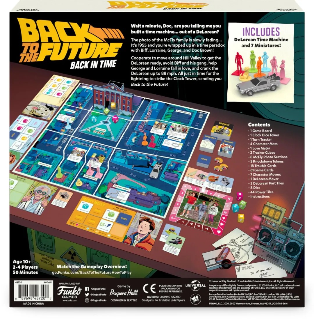 Funko Games Back to the Future: Back in Time - Bordspel - Coöperatief spel - Engelstalig