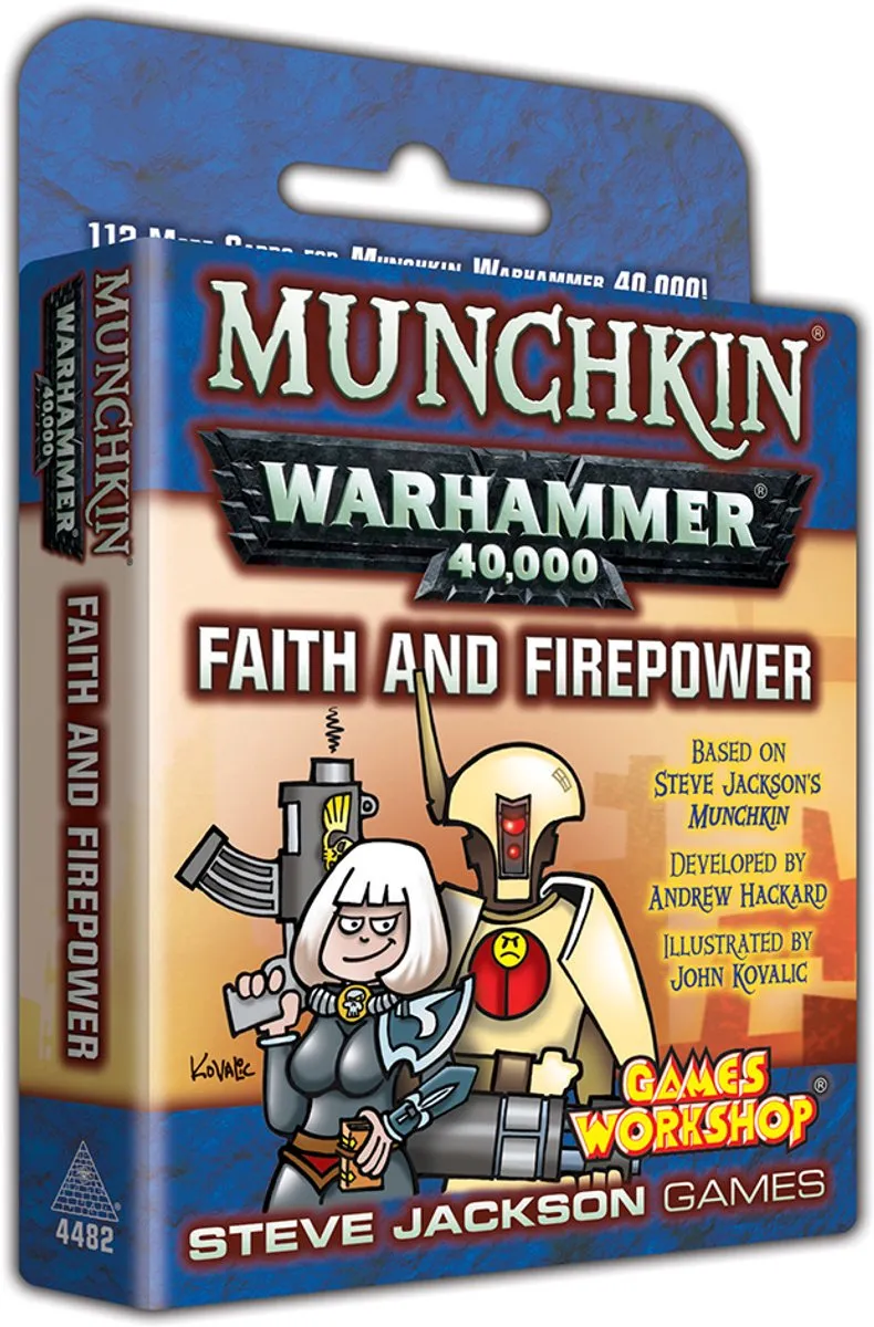 Steve Jackson Games Munchkin Warhammer 40K Faith and Firepower