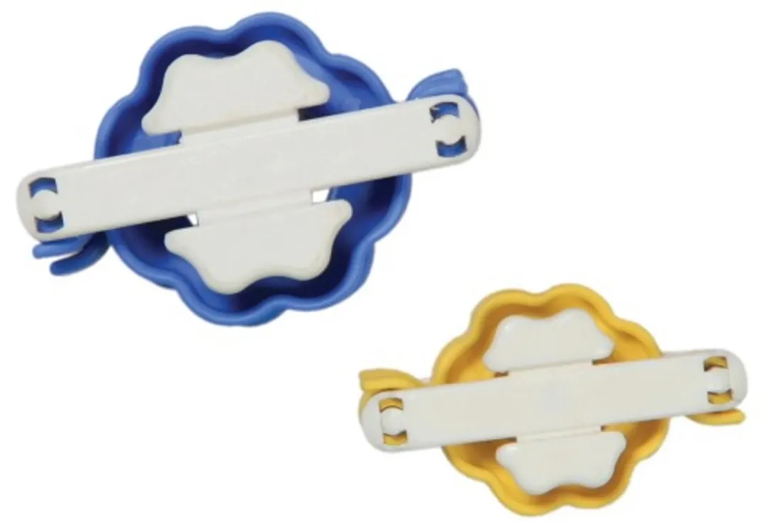 KnitPro Pompon Maker Nirvana 35mm & 45mm - Geel/Blauw