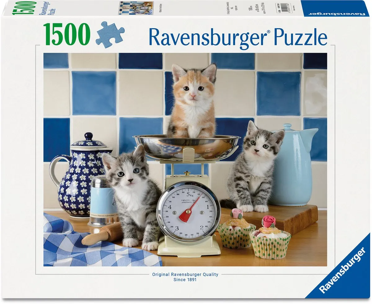 Ravensburger Katjes in de Keuken Legpuzzel 1500 Stuks - Meerkleurig