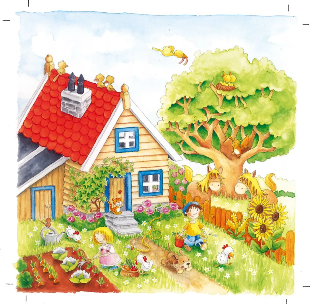 Goki Seasons Puzzle 54 Stuks - Multicolor