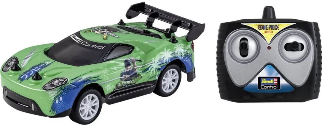 Revell RC Auto One Piece Zoro Anime Rally Car 2,4 GHz - 1:26 - Multi