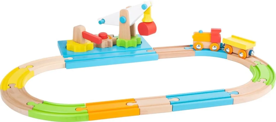 Small Foot Junior Crane Houten Treinset