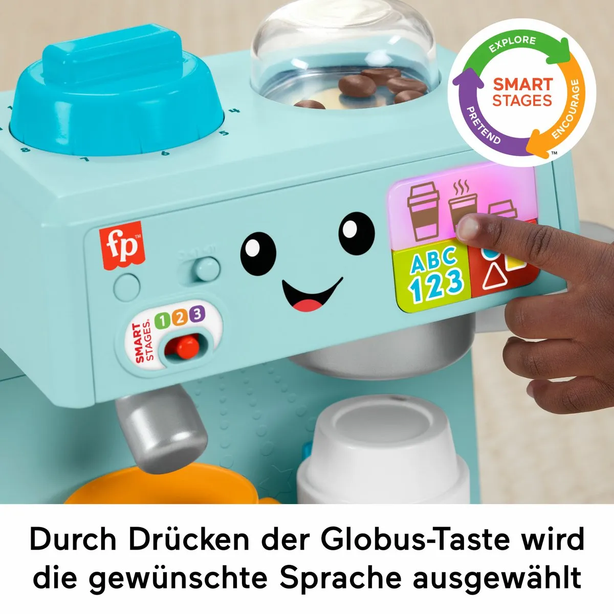 Fisher Price Leerplezier Koffiemachine - Multicolor