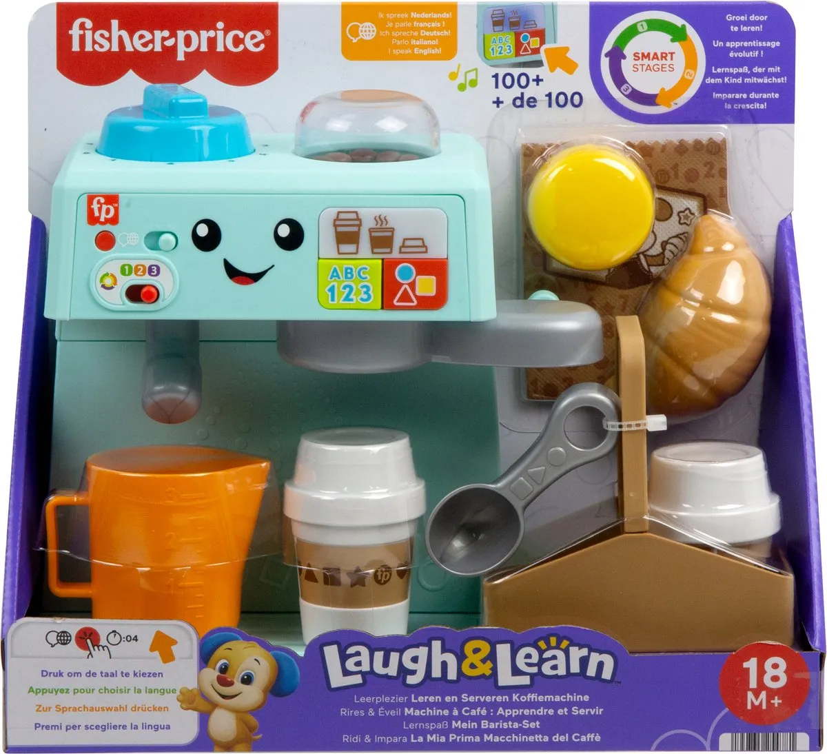 Fisher Price Leerplezier Koffiemachine - Multicolor