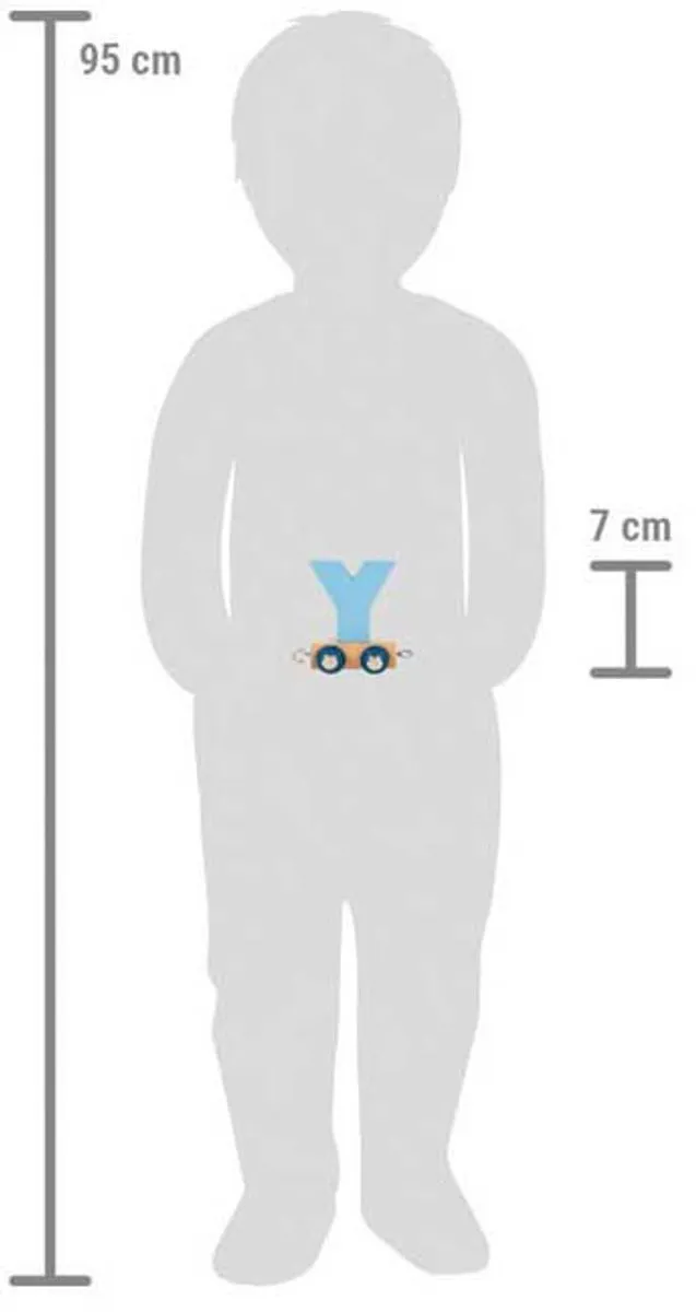 Small Foot Houten Lettertrein Polar Y