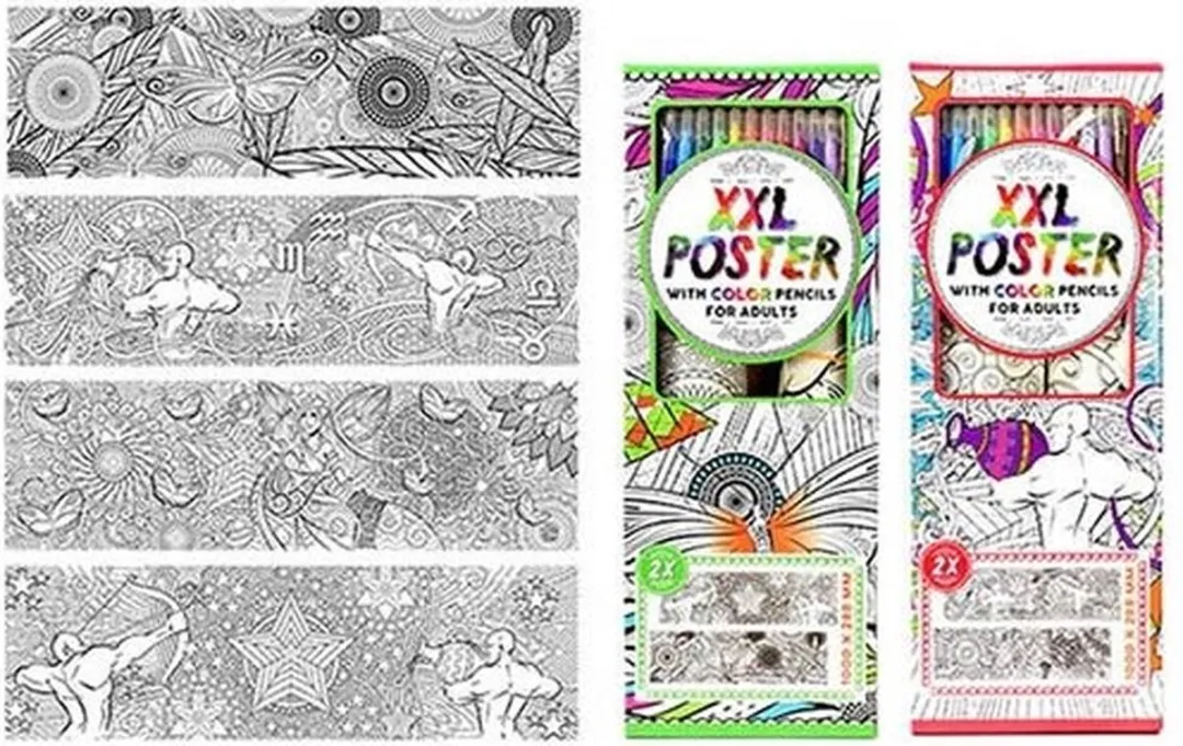 Toi-Toys Inkleur Poster Zomer/Lente
