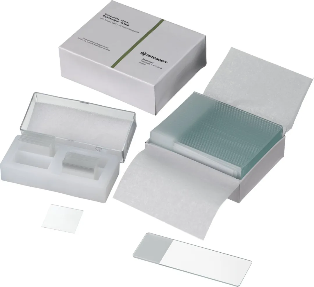 Bresser Microscoop Objectglaasjes & Dekglaasjes 150 Stuks