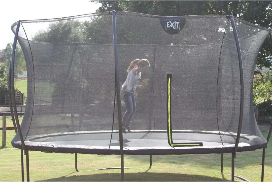 EXIT Silhouette Trampoline Ø391cm - Zwart