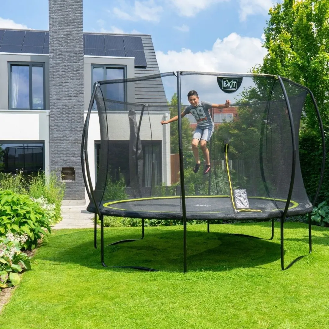 EXIT Silhouette Trampoline Ø391cm - Zwart