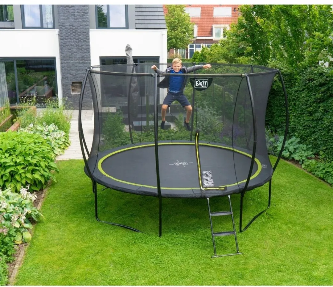 EXIT Silhouette Trampoline Ø391cm - Zwart