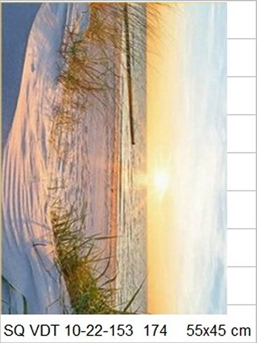 VDTOYS Diamond Painting VDTB174 Beachview 1 - Groot 55x45cm
