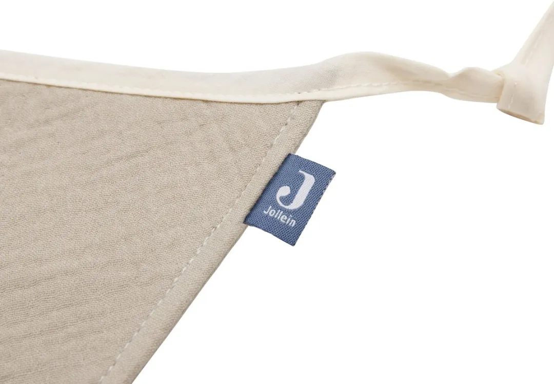 Jollein Vlaggenlijn 200x17cm - Jeans Blue/Olive Green