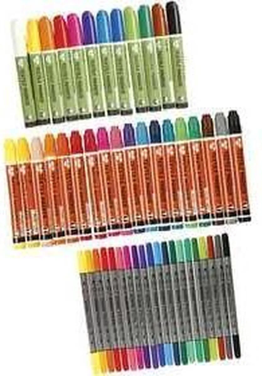 Creativ Company Textielstiften Set - 50 Kleuren