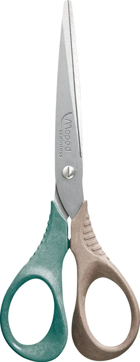 Maped Smiling Planet Schaar 16cm - Groen/Bruin