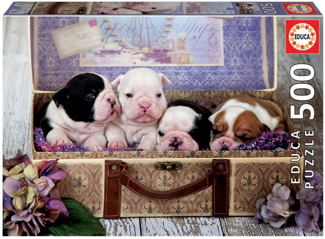 Educa Legpuzzel 500 Stuks Puppy's
