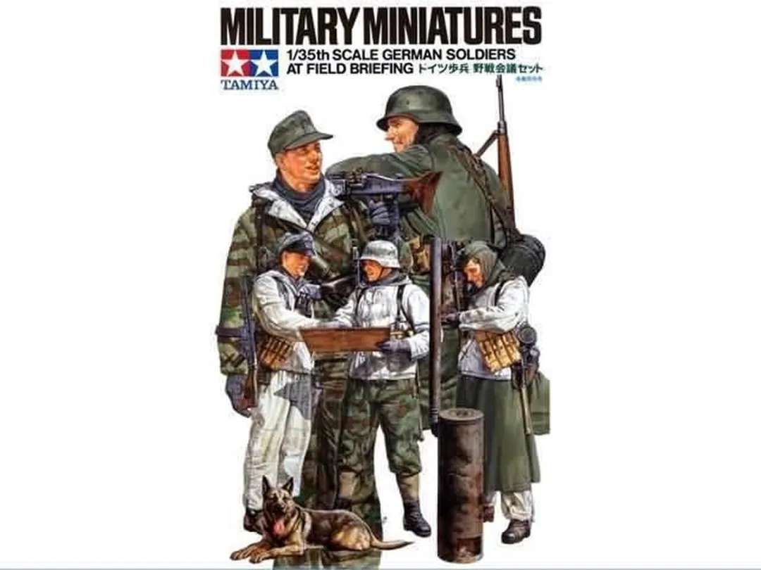 Tamiya 35212 German Soldiers Field Briefing - 5 Figuren - 1:35 - Modelbouwpakket