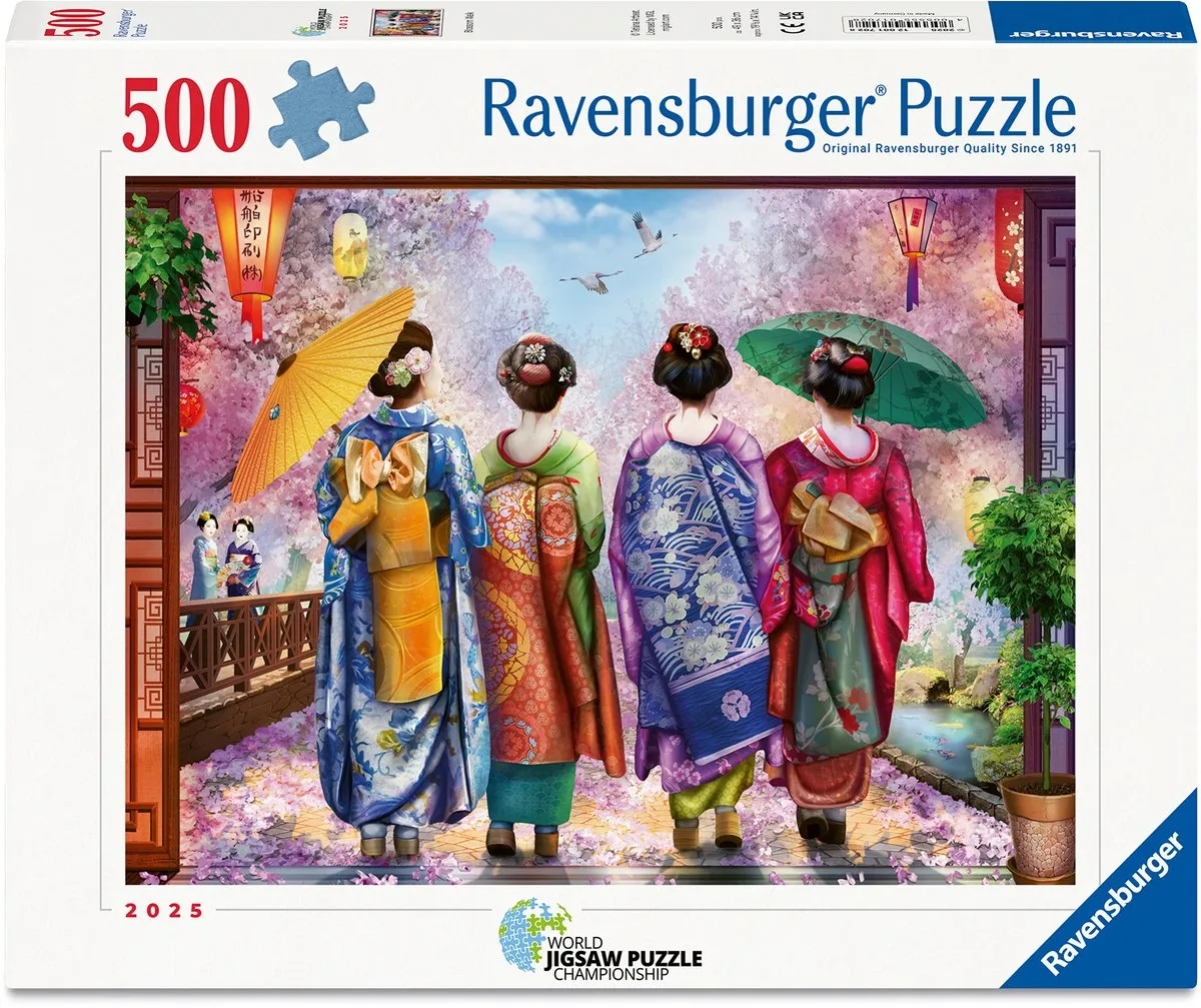 Ravensburger Kersenbloesemwandeling Legpuzzel 500 Stuks