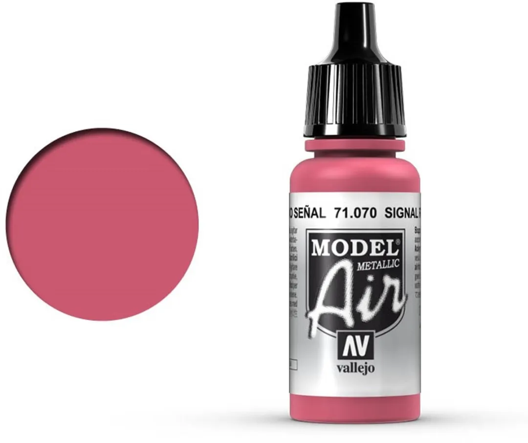 Vallejo Model Air Turn Signal Red Acrylverf 17ml