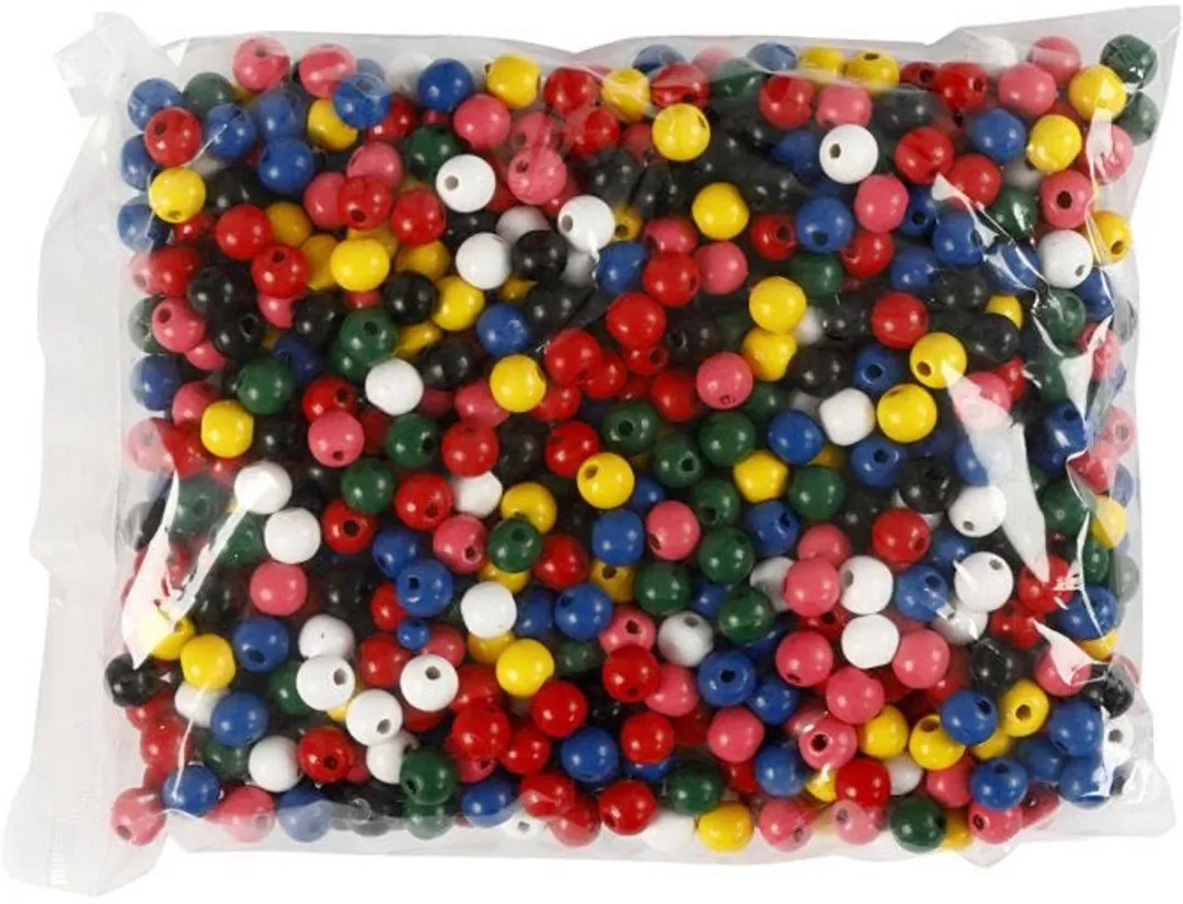 Creativ Company Houten kralenmix 10mm - Multikleurig