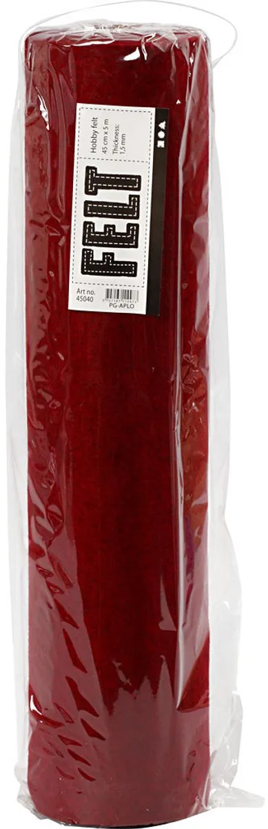 Creativ Company Hobbyvilt Rol 5m - Rood