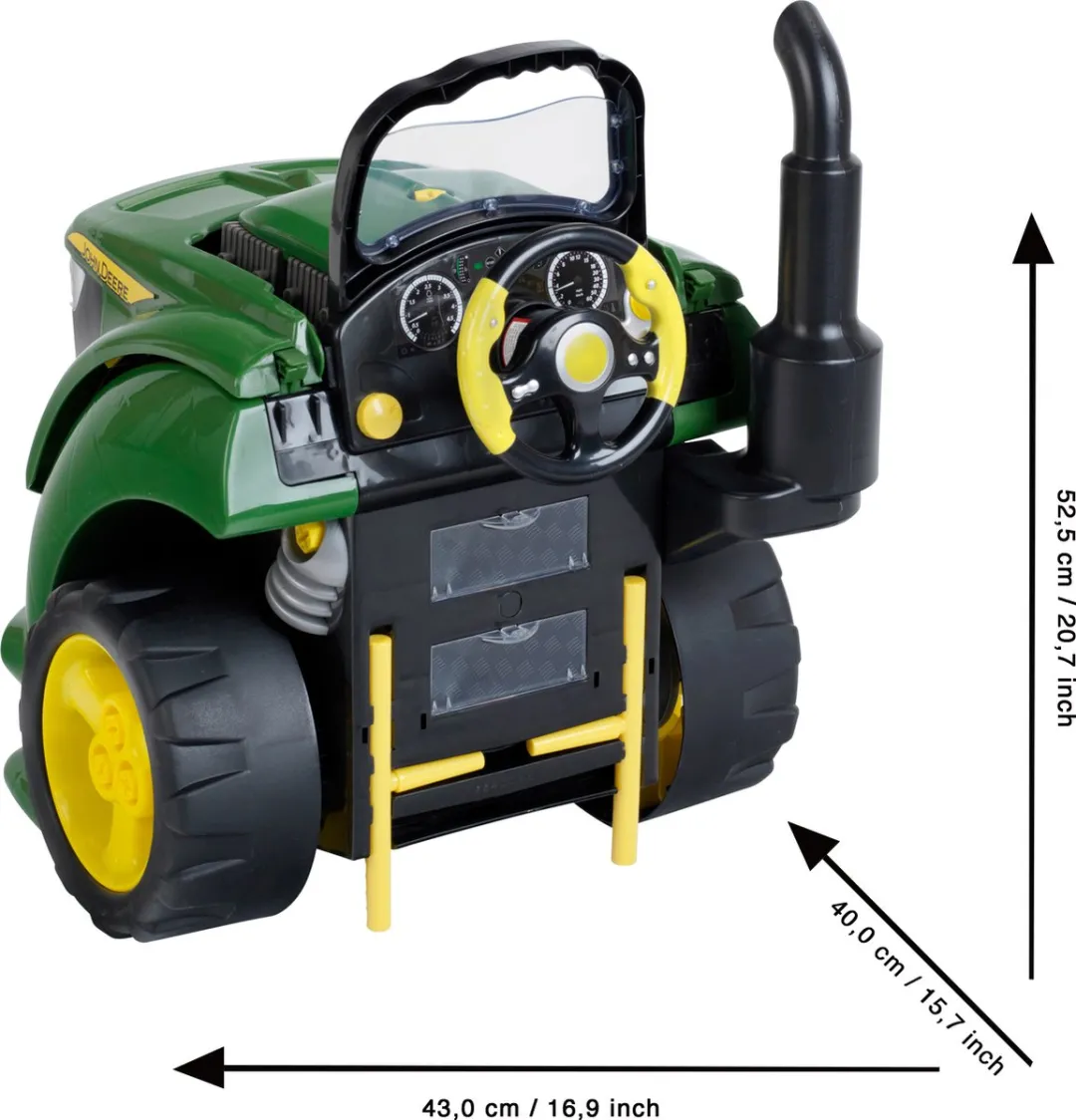 Klein Toys John Deere Trekker Motorblok 3916 - 56 Onderdelen - Groen/Geel