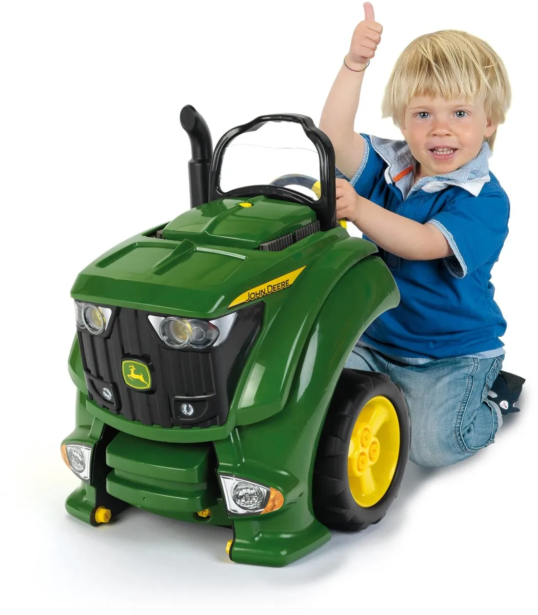 Klein Toys John Deere Trekker Motorblok 3916 - 56 Onderdelen - Groen/Geel