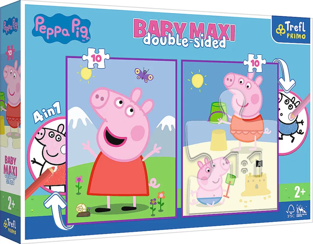 Trefl Peppa Pig Baby Maxi Good Day Puzzel
