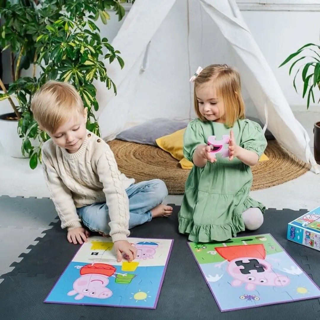 Trefl Peppa Pig Baby Maxi Good Day Puzzel - 10 Stuks - Multicolor
