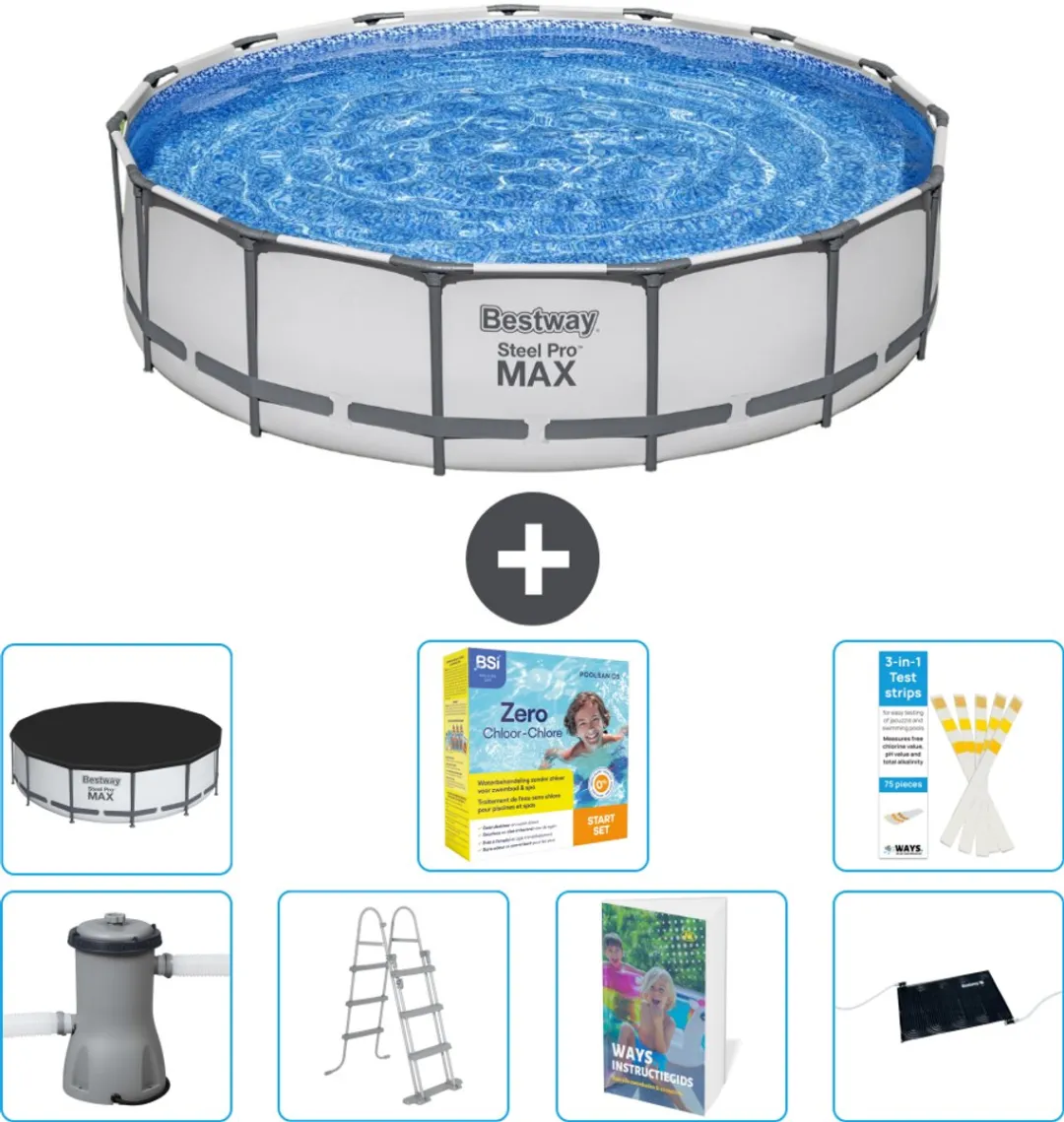 Bestway Steel Pro MAX Zwembad 457x107cm